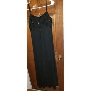 Short to long black dress